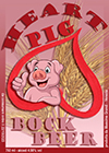 etichetta heart pig